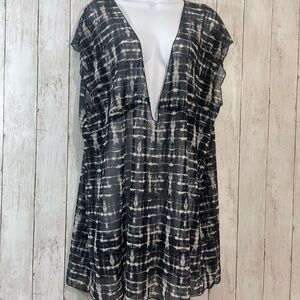 OP Sheer Swimsuit Cover Up XL